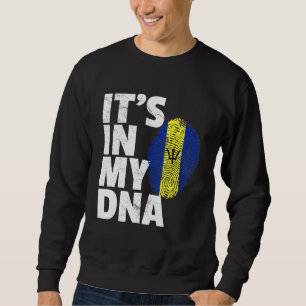 Its In My Dna Barbados Flag Pride National Country Sweatshirt