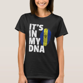 Its In My Dna Barbados Flag Pride National Country T-Shirt