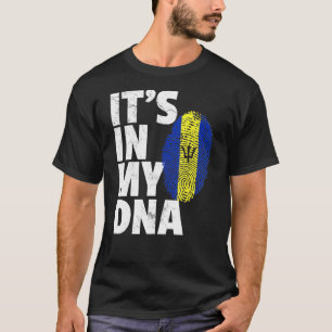 Its In My Dna Barbados Flag Pride National Country T-Shirt