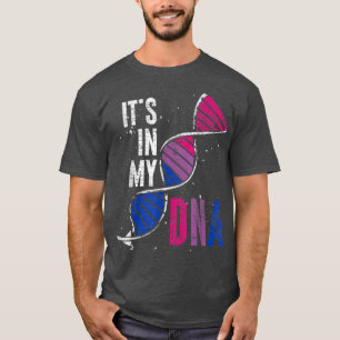 Its In My DNA Biseual Flag Bi Pride Month LGBT Bis T-Shirt