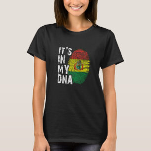 It's In My Dna Bolivia Bolivian South America Flag T-Shirt