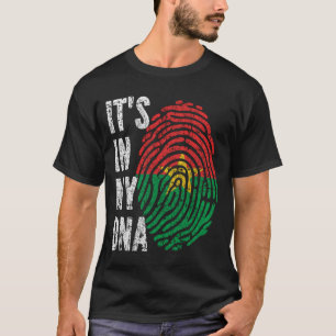 IT'S IN MY DNA Burkina Faso Flag Men Women Kids T-Shirt