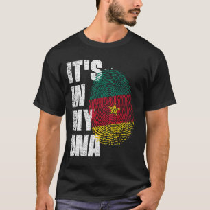 IT'S IN MY DNA Cameroon Flag T-Shirt