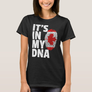 Its In My Dna Canadian Canada Flag Pride National  T-Shirt