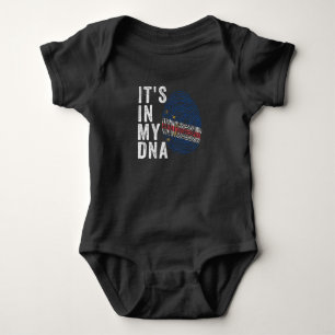 It's In My DNA - Cape Verde Flag Baby Bodysuit