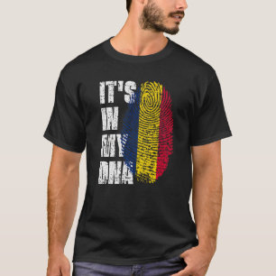 It's In My Dna Chad Flag Chadian T-Shirt