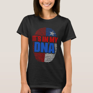 It's In My DNA Chile Country Flag Citizenship Race T-Shirt