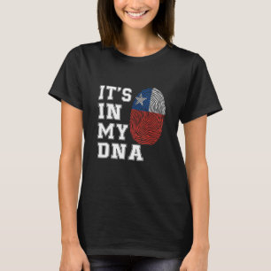 It's In My DNA Chileans Proud Chile Flag T-Shirt