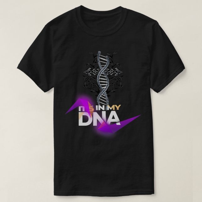 It's In My DNA Christian Religious Faith Cross Gif T-Shirt (Design Front)