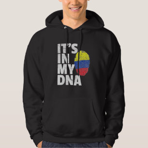 Its In My Dna Colombia Flag Pride National Country Hoodie