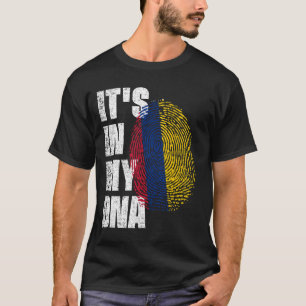 IT'S IN MY DNA Colombia Flag T-Shirt