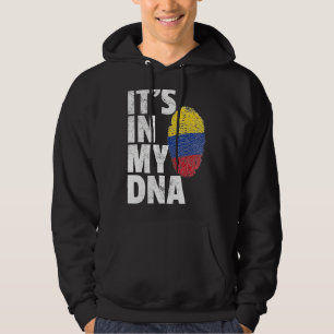 It's In My Dna Colombian Colombia Flag Souvenir Hoodie