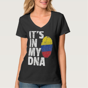 It's In My Dna Colombian Colombia Flag   Souvenir T-Shirt