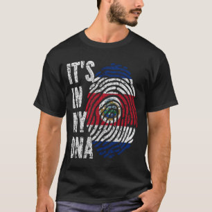 IT'S IN MY DNA Costa Rica Flag Men Women Kids T-Shirt