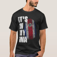 IT'S IN MY DNA Costa Rica Flag