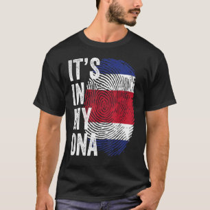 It's In My Dna Costa Rican Flag Costa Rica Soccer T-Shirt