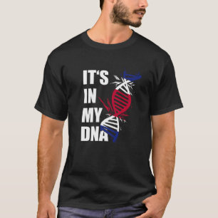 It's In My DNA Costa Rican Roots Costa Rica Pride  T-Shirt
