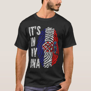 IT'S IN MY DNA Croatia Flag Men Women Kids T-Shirt