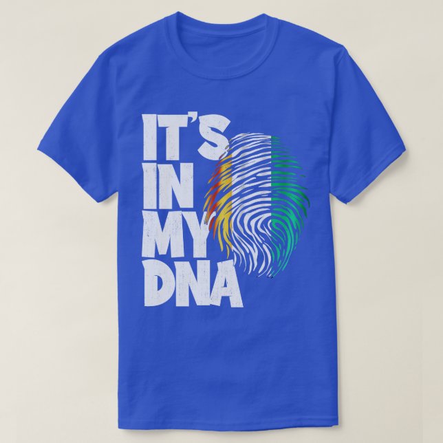 ITS IN MY DNA Cte dIvoire Flag Men Women Kids 1 T-Shirt (Design Front)