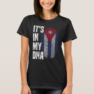 IT'S IN MY DNA Cuba Flag Cuban Pride Heritage nati T-Shirt