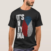 It's In My DNA Czechia Shirt Proud Hispanic Gift