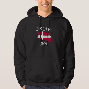 It's in my DNA Denmark Flag Patriotic Danish Pride Hoodie