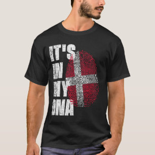 IT'S IN MY DNA Denmark Flag T-Shirt