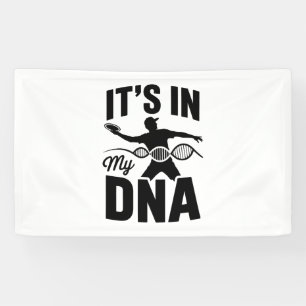 It's in My Dna Disc Golf Banner