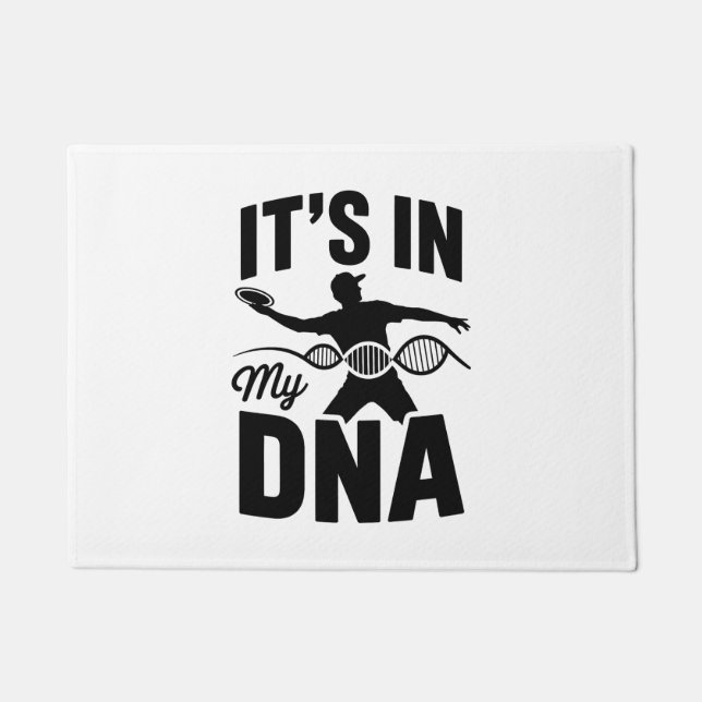 It's in My Dna Disc Golf Doormat (Front)