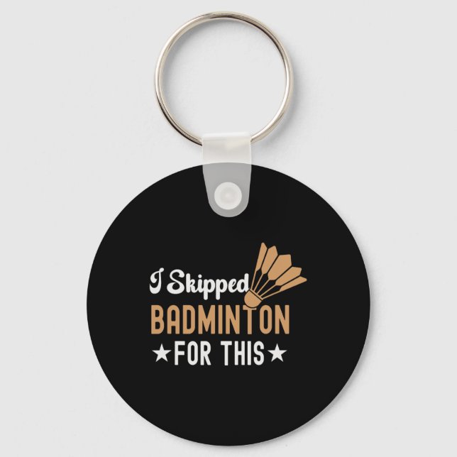 It's In My Dna Dminton Shuttle Racket Dminton Play Key Ring (Front)