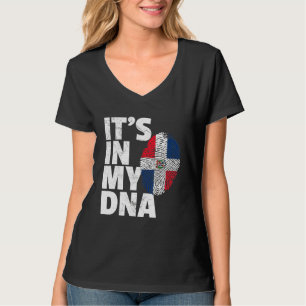 Its In My Dna Dominican Republic Flag Pride Nation T-Shirt