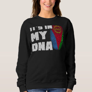 It's In My DNA Eritrea Flag Fingerprint Men Women Sweatshirt