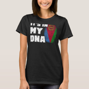 It's In My DNA Eritrea Flag Fingerprint Men Women T-Shirt