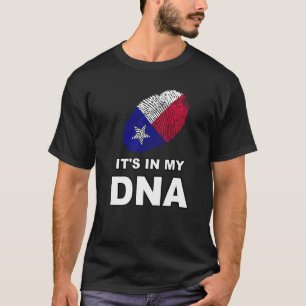 It's In My Dna Fingerprint Texas Texan Flag Thumb  T-Shirt