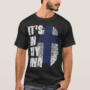 IT'S IN MY DNA Finland Flag Boy Girl Gift T-Shirt