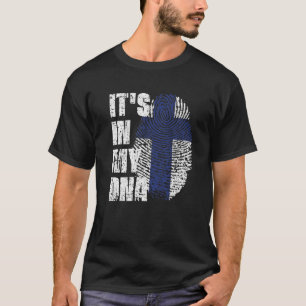IT's IN MY DNA Finland Flag Finnish T-Shirt