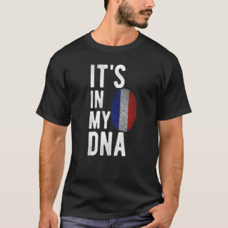 IT'S IN MY DNA French Flag France Pride Men Women T-Shirt