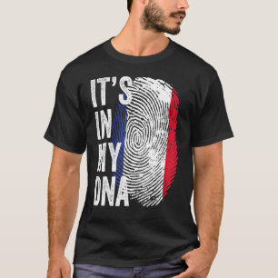 It's In My Dna French Flag France Soccer Team T-Shirt