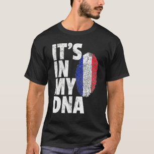 It's In My Dna French France Flag   Souvenir 1 T-Shirt