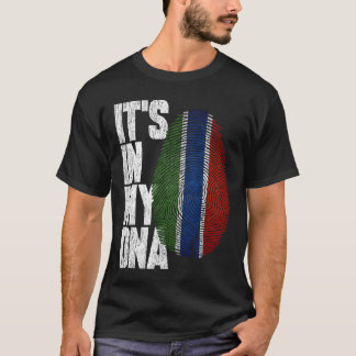 It's In My DNA Gambian Proud Gambia Flag T-Shirt