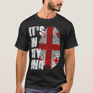 IT'S IN MY DNA Georgia Flag Boy Girl Gift T-Shirt