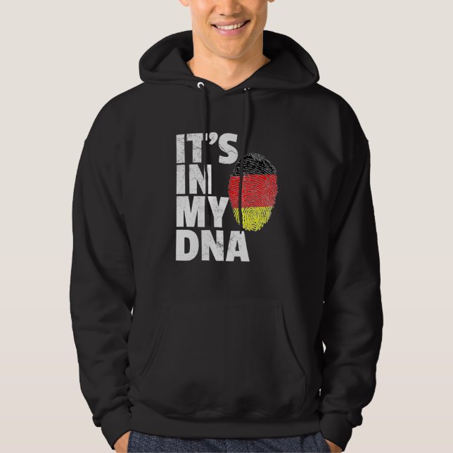 Its In My Dna Germany German Flag Pride National C Hoodie (Front)