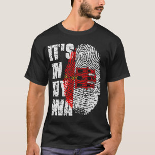 IT'S IN MY DNA Gibraltar Flag Boy Girl Gift T-Shirt