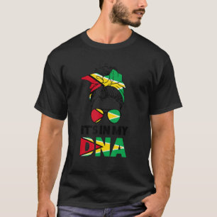 It's In My Dna Guyana Guyanese Flag T-Shirt