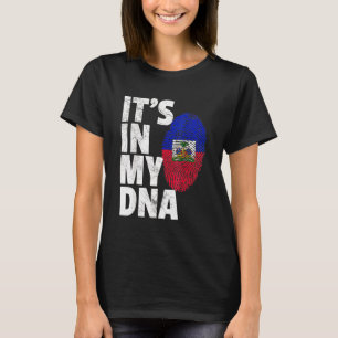 It's In My Dna Haiti Haitian Flag Pride T-Shirt