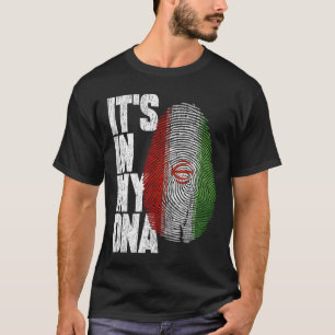 It's In My DNA Iranian Shirt Proud Gift Iran Flag