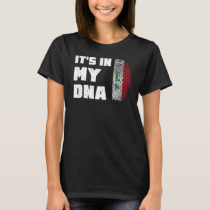 It's In My DNA Iraq Flag Fingerprint Men Women T-Shirt