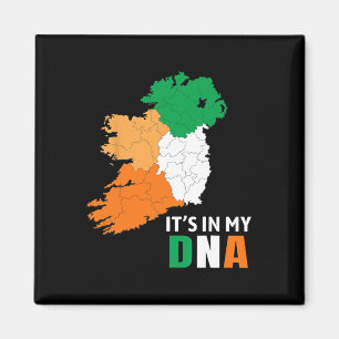 It's In My Dna Ireland Irish Flag Gifts Men Women  Magnet
