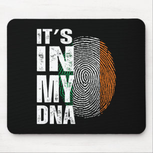 It's In My Dna Ireland Irish Flag Gifts Men Women  Mouse Mat
