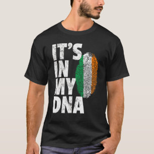 It's In My Dna Ireland Irish Flag   Men Women T-Shirt